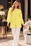 New Season Women's Buttoned Pique Knitted Cardigan