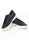 Italian Style Internal and External Natural Laced Leather Nubuck Men's Shoes Navy Blue T15201-02 - 2