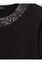 Rmz Gi̇yi̇m Farkiyla Zero Roba Collar Embroidered Dress - 3