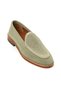 Italian Style Internal and External Natural Leather Suede Men's Shoes Green T15211-28 - 4