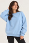 Women's 3 Thread Oversize Hooded Crew Neck Sweatshirt Cty-Çtn-29031