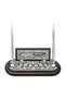 Silver Flower Patterned Basmala Tabletop Pen Holder