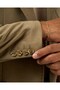 Slim Fit Mono Collar Velvet Thin Twill Men's Suit Khaki T20178-06 - 7