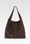 Shoulder Bags - Brown - Faux leather