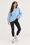 Women's 3 Thread Oversize Hooded Crew Neck Sweatshirt Cty-Çtn-29031 - 2