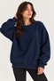 Women's 3 Thread Oversize Hooded Crew Neck Sweatshirt Cty-Çtn-29031