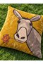 Funky Friends Digitally Printed Decorative Velvet Textured Polyester 4-Piece Cushion Cover Set (Dkr) - 5