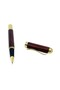 Luxury Wood Look Metal Ballpoint Pen with Gold Detail and Gift Box - 2