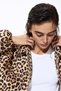 Oversized bubble-hem jacket