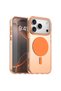 Case Compatible with Apple iPhone 18 Pro Max, New Generation Magsafe Supported Cover with Velvety Buttons, Orange