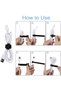 100PCS Reusable Cable Zip Ties, 8-inch &6-inch cord ties, Multi-Purpose Hook& Loop cable management - 5