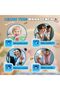 مؤقت مرئي للأطفال، مؤقت عد تنازلي لمدة 60 دقيقة مع تشغيل صامت، تصميم رائد فضاء لطيف للمكتب - 6
