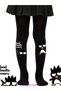 Bad Badtz Maru Black Pantyhose Matte Opaque Micro 50