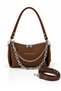 Luxury Suede Crossbody Women's Shoulder and Shoulder Bag - 3