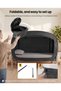 Single Bed Privacy Tent - Pop-Up Black Tent for Kids & Adults | Indoor Outdoor Camping, Dorms, and Travel - 6
