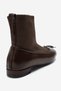 Vista Brown Knitted Ankle Bow Women's Boots - 7