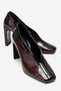 Nore Burgundy Print Women's Heeled Shoes
