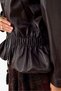 Leather Jacket with Waist Elastic Detail - 6