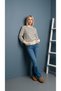 Women's Striped Sweatshirt Relaxed Fit - 6
