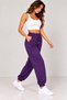 Women's Modal Fabric High Waist Elastic Waistband Pockets Relaxed Fit Elastic Cuffs Jogger Sweatpants - 2