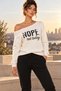 Women's One-Shoulder Open Long Sleeve Printed Shirtdress Three-Thread Blouse and Lace-Up Trousers Two-Piece Set Daily Casual Chic Set - 4