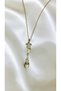 Gold Color Stone Flower Star Heart Figured Y Necklace - 3