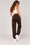 Women's Modal Fabric High Waist Elastic Waistband Pockets Relaxed Fit Elastic Cuffs Jogger Sweatpants - 6