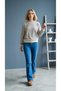 Women's Striped Sweatshirt Relaxed Fit - 8