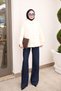 Women's Button Detailed Knitwear Angora Cardigan - Cream