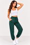 Women's Modal Fabric High Waist Elastic Waistband Pockets Relaxed Fit Elastic Cuffs Jogger Sweatpants - 2