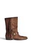 Z380306202 Brown Suede Tasseled Women's Boots - 5