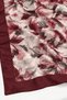 Burgundy October Pattern Kraş Shawl - 3