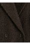 Peak New Season Brown Wrap-Neck Oversized Women's Cashmere Coat. - 8