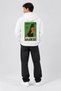 Palestine Map and Freedom Themed Graphic Printed Hooded Sweatshirt - 3