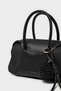 Charm Detailled Hand and Shoulder Bag - Black - 5