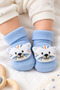 0-6 Months Figured Cotton 3-Piece Baby Boy Socks Set 396 - 2