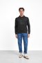 Polo Neck Sweater with Button Detail - 2
