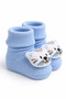 0-6 Months Figured Cotton 3-Piece Baby Boy Socks Set 396 - 4