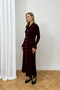 Buttoned Knitwear Dress 94-5001 - 4