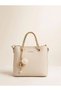 Women's Chain Handle Hand and Shoulder Bag with Teddy Bear Charm Detail, Modern Stylish Design 27218