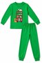 Transitional Cotton Fabric Cartoon Children's Pajama Set