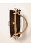 Women's Hand and Shoulder Bag Double Color with Gold Buckle Modern Stylish Design 27270 - 3