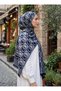 Equivalent Ring Pattern Shawl (200 X70)