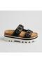 221 black women's trendy slippers - 2
