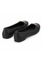 Women's Genuine Leather Buckle Ballerina Shoes - 4