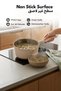 1.9L Nonstick Saucepan with Pour Spout & Strainer Lid, Taupe - 3