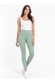 High-Waisted Sport/Casual Stretch Leggings Mint Green - 2