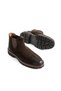 Men's Genuine Suede Leather Brown Chelsea Boots – Thick-Soled, Stylish, and Modern Winter Boots - 2