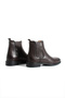 Men's Genuine Leather Dark Brown - Detailed Chelsea Boots – Stylish Casual Boots with Classic and Modern Design - 4