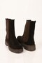 Laceless Elastic Genuine Leather Casual Boots 335-700 Women's Boots - 8